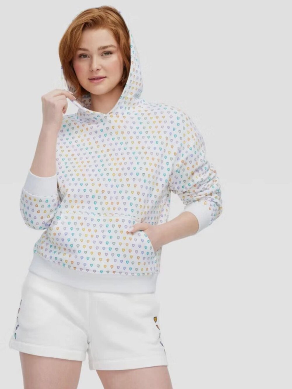 NWT Roller Rabbit x Target Disco Hearts Wave Hoodie